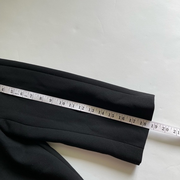 Talbots Women's Plus Size Black Blazer Jacket Coat Wool Blend Jacket, Sz 14 - Picture 15 of 16